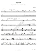 Rebirth Carmine Full Drum Transcription / Drum Sheet Music COPYDRUM