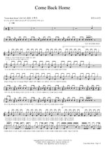 Come Back Home BTS (Bangtan Sonyeondan) (방탄소년단) Full Drum Transcription / Drum Sheet Music COPYDRUM