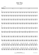 Into You Ariana Grande Full Drum Transcription / Drum Sheet Music COPYDRUM