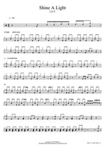 Shine A Light LUCY Full Drum Transcription / Drum Sheet Music COPYDRUM