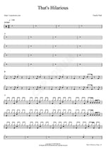 That's Hilarious Charlie Puth Full Drum Transcription / Drum Sheet Music COPYDRUM