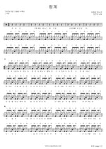 Excuse (핑계) Kim Gun Mo (김건모) Full Drum Transcription / Drum Sheet Music COPYDRUM