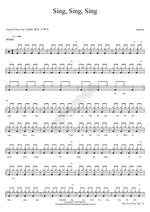 Sing sing sing Passion Full Drum Transcription / Drum Sheet Music COPYDRUM
