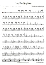 Love Thy Neighbor (feat. Christopher Sieber & The Prom Ensemble) Christopher Sieber and the Prom Ensemble Full Drum Transcription / Drum Sheet Music COPYDRUM