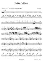 Nobody's Home One Ok Rock (ワンオクロック) Full Drum Transcription / Drum Sheet Music COPYDRUM