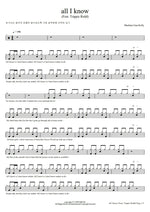 All I Know (feat. Trippie Redd) Machine Gun Kelly Full Drum Transcription / Drum Sheet Music COPYDRUM