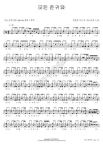 All Honor (모든 존귀와) ANOINTING (어노인팅) Full Drum Transcription / Drum Sheet Music COPYDRUM