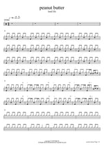 peanut butter hard life Full Drum Transcription / Drum Sheet Music COPYDRUM