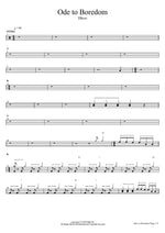 Ode to Boredom Dhruv Full Drum Transcription / Drum Sheet Music COPYDRUM