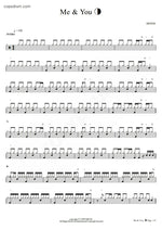Me & You ◑ Honne Full Drum Transcription / Drum Sheet Music COPYDRUM