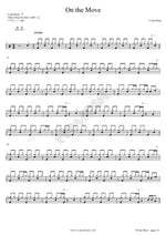 On the Move Count Basic Full Drum Transcription / Drum Sheet Music COPYDRUM