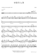 Song of the Wind (바람의 노래) Cho Yong Pil (조용필) Full Drum Transcription / Drum Sheet Music COPYDRUM