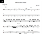 Quédate Esta Noche Mon Laferte Full Drum Transcription / Drum Sheet Music Drum Sheet MX