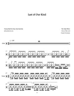 Last of Our Kind the Halo Effect Full Drum Transcription / Drum Sheet Music Jaslow Drum Sheets