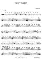 Eight notes Mike michalkow Full Drum Transcription / Drum Sheet Music COPYDRUM