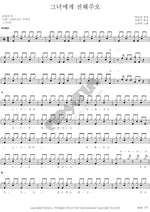 Deliver to Her (그녀에게 전해주오) Sobangcha (소방차) Full Drum Transcription / Drum Sheet Music COPYDRUM