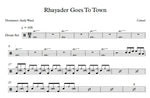 Rhayader Goes to Town Camel Full Drum Transcription / Drum Sheet Music Franki Bio