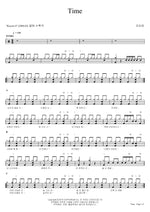 Time Koyote (코요태) Full Drum Transcription / Drum Sheet Music COPYDRUM