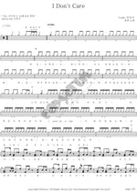 I Don't Care (2NE1) (I Don't Care (2NE1)) YOUNHA (윤하) Full Drum Transcription / Drum Sheet Music COPYDRUM