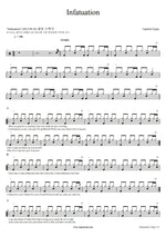 Infatuation Lipstick Gypsy Full Drum Transcription / Drum Sheet Music COPYDRUM