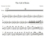 The Call of Ktulu Metallica Full Drum Transcription / Drum Sheet Music Franki Bio