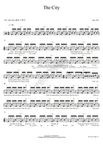 The City The 1975 Full Drum Transcription / Drum Sheet Music COPYDRUM