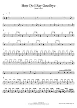 How Do I Say Goodbye Dean Lewis Full Drum Transcription / Drum Sheet Music COPYDRUM