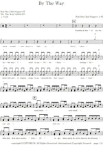 By the Way Red Hot Chili Peppers Full Drum Transcription / Drum Sheet Music COPYDRUM
