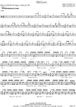 Old Love Eric Clapton Full Drum Transcription / Drum Sheet Music COPYDRUM