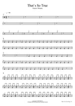 That's So True Gracie Abrams Full Drum Transcription / Drum Sheet Music COPYDRUM