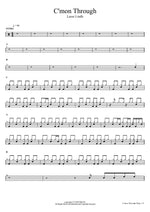 C'mon Through Lasse Lindh Full Drum Transcription / Drum Sheet Music COPYDRUM