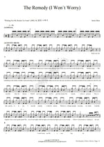 The Remedy (I Won't Worry) Jason Mraz Full Drum Transcription / Drum Sheet Music COPYDRUM