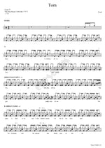 Torn Creed Full Drum Transcription / Drum Sheet Music COPYDRUM