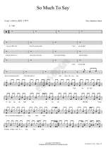 So Much to Say Dave Matthews Band Full Drum Transcription / Drum Sheet Music COPYDRUM