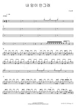My Heart Doesn't Feel That Way (내 맘이 안그래) Lee Seunghwan (이승환) Full Drum Transcription / Drum Sheet Music COPYDRUM