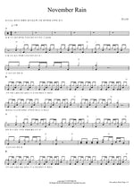 November Rain (November Rain) Jannabi (잔나비) Full Drum Transcription / Drum Sheet Music COPYDRUM