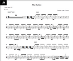 Me Retiro Santana and Grupo Frontera Full Drum Transcription / Drum Sheet Music Drum Sheet MX