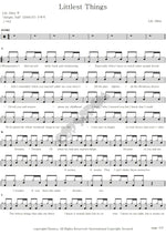 Littlest Things Lily Allen Full Drum Transcription / Drum Sheet Music COPYDRUM