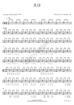 Invitation (초대) Junghwa Uhm (엄정화) Full Drum Transcription / Drum Sheet Music COPYDRUM