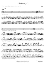 Sanctuary Roselia Full Drum Transcription / Drum Sheet Music COPYDRUM