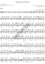 Saved by Grace Israel Houghton Full Drum Transcription / Drum Sheet Music COPYDRUM