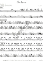 Blue Bossa Jazzholic (재즈홀릭) Full Drum Transcription / Drum Sheet Music COPYDRUM