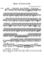 Te Lloré Un Río Maná Full Drum Transcription / Drum Sheet Music Carlos Dias Aidos