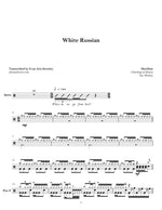 White Russian Marillion Full Drum Transcription / Drum Sheet Music Jaslow Drum Sheets