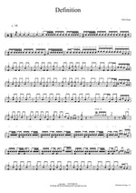 Definition Neil Zaza Full Drum Transcription / Drum Sheet Music COPYDRUM