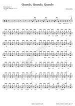 Quando, Quando, Quando (with Nelly Furtado) Michael Buble Full Drum Transcription / Drum Sheet Music COPYDRUM