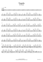Tequila The Champs Full Drum Transcription / Drum Sheet Music COPYDRUM