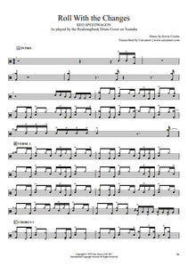 Roll With the Changes - REO Speedwagon - Full Drum Transcription / Drum Sheet Music - Realsongbook