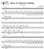 These Boots Are Made for Walkin' Nancy Sinatra Full Drum Transcription / Drum Sheet Music DrumSetSheetMusic.com