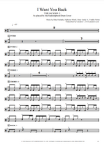 I Want You Back The Jackson 5 Full Drum Transcription / Drum Sheet Music Realsongbook